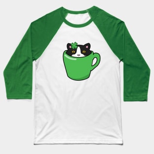 St Patrick's day cat Baseball T-Shirt